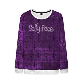 Мужской свитшот 3D с принтом Sally Face (Pattern). в городе Новоалтайск, 100% полиэстер с мягким внутренним слоем | круглый вырез горловины, мягкая резинка на манжетах и поясе, свободная посадка по фигуре | 