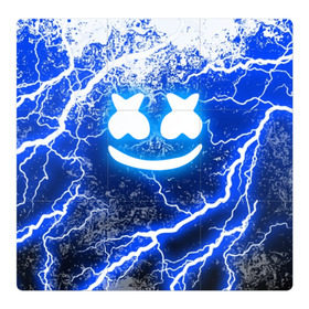 Магнитный плакат 3Х3 с принтом THUNDER MELLO в городе Новоалтайск, Полимерный материал с магнитным слоем | 9 деталей размером 9*9 см | colors | dj | marshmello | paints | thunder | usa | америка | брызги | клубная музыка | краски | маршмелло | молнии | музыка | музыкант