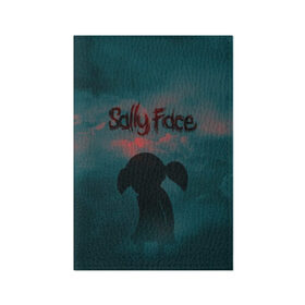 Обложка для паспорта матовая кожа с принтом Sally Face (Силуэт). в городе Новоалтайск, натуральная матовая кожа | размер 19,3 х 13,7 см; прозрачные пластиковые крепления | face | game | horror | larry | sally | sally face | sanity s fall | игра | ларри | мальчик с протезом | салли | салли фейс | ужасы