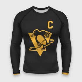 Мужской рашгард 3D с принтом Кросби в городе Новоалтайск,  |  | crosby | nhl | pittsburgh | pittsburgh penguins | sidney crosby | кросби | сидни кросби | хоккей