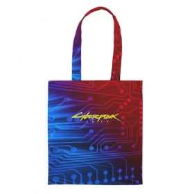 Сумка 3D повседневная с принтом Cyberpunk 2077 в городе Новоалтайск, 100% полиэстер | Плотность: 200 г/м2; Размер: 34×35 см; Высота лямок: 30 см | 2077 | cd projekt red | cyberpunk | cyberpunk 2077 | game | арт | будущее | видеоигра | игра | киберпанк 2077 | киборг | киборги