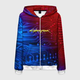 Мужская толстовка 3D на молнии с принтом Cyberpunk 2077 в городе Новоалтайск, 100% полиэстер | длина до линии бедра, манжеты и пояс оформлены мягкой тканевой резинкой, двухслойный капюшон со шнурком для регулировки, спереди молния, по бокам два кармана | 2077 | cd projekt red | cyberpunk | cyberpunk 2077 | game | арт | будущее | видеоигра | игра | киберпанк 2077 | киборг | киборги