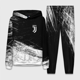 Женский костюм 3D (с толстовкой) с принтом JUVENTUS в городе Новоалтайск,  |  | italia | juve | juventus | sport | италия | спорт | спортивная форма | футбол | футбольный | чемпионат | ювентус