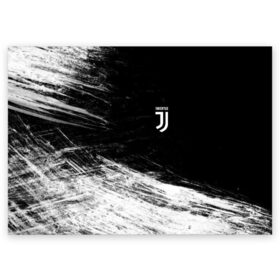 Поздравительная открытка с принтом JUVENTUS в городе Новоалтайск, 100% бумага | плотность бумаги 280 г/м2, матовая, на обратной стороне линовка и место для марки
 | italia | juve | juventus | sport | италия | спорт | спортивная форма | футбол | футбольный | чемпионат | ювентус