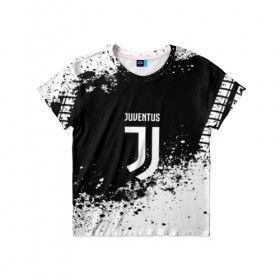 Детская футболка 3D с принтом JUVENTUS в городе Новоалтайск, 100% гипоаллергенный полиэфир | прямой крой, круглый вырез горловины, длина до линии бедер, чуть спущенное плечо, ткань немного тянется | italia | juve | juventus | sport | италия | спорт | спортивная форма | футбол | футбольный | чемпионат | ювентус