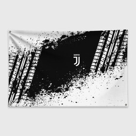 Флаг-баннер с принтом JUVENTUS SPORT в городе Новоалтайск, 100% полиэстер | размер 67 х 109 см, плотность ткани — 95 г/м2; по краям флага есть четыре люверса для крепления | italia | juve | juventus | sport | италия | спорт | спортивная форма | футбол | футбольный | чемпионат | ювентус