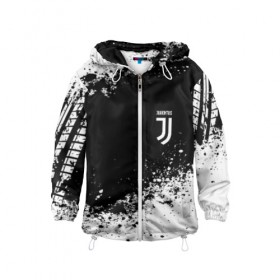 Детская ветровка 3D с принтом JUVENTUS SPORT в городе Новоалтайск, 100% полиэстер | подол и капюшон оформлены резинкой с фиксаторами, по бокам два кармана без застежек, один потайной карман на груди | italia | juve | juventus | sport | италия | спорт | спортивная форма | футбол | футбольный | чемпионат | ювентус