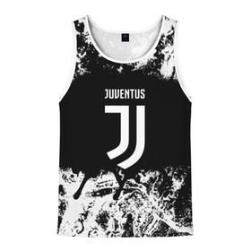 Мужская майка 3D с принтом JUVENTUS в городе Новоалтайск, 100% полиэстер | круглая горловина, приталенный силуэт, длина до линии бедра. Пройма и горловина окантованы тонкой бейкой | Тематика изображения на принте: italia | juve | juventus | sport | италия | спорт | спортивная форма | футбол | футбольный | чемпионат | ювентус