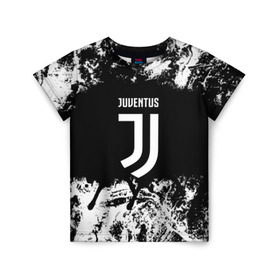 Детская футболка 3D с принтом JUVENTUS в городе Новоалтайск, 100% гипоаллергенный полиэфир | прямой крой, круглый вырез горловины, длина до линии бедер, чуть спущенное плечо, ткань немного тянется | italia | juve | juventus | sport | италия | спорт | спортивная форма | футбол | футбольный | чемпионат | ювентус