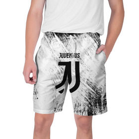 Мужские шорты 3D с принтом Juventus в городе Новоалтайск,  полиэстер 100% | прямой крой, два кармана без застежек по бокам. Мягкая трикотажная резинка на поясе, внутри которой широкие завязки. Длина чуть выше колен | italia | juve | juventus | sport | италия | спорт | спортивная форма | футбол | футбольный | чемпионат | ювентус