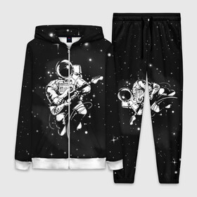 Женский костюм 3D с принтом Cosmorock в городе Новоалтайск,  |  | cosmonaut | cosmos | guitar | music | rock | space | spacesuit | star | гитара | звезда | космонавт | космос | музыка | скафандр
