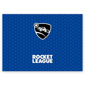 Поздравительная открытка с принтом ROCKET LEAGUE в городе Новоалтайск, 100% бумага | плотность бумаги 280 г/м2, матовая, на обратной стороне линовка и место для марки
 | league | rocket | rocket league | rocket trade | лига трейд | рокет лиг | рокет лига | рокет лига вещи | рокет лига гараж. | рокет лига д | рокет лиги | рокет трейд