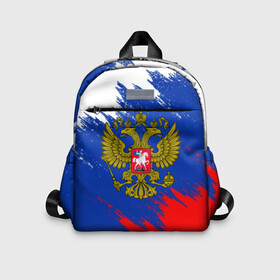 Детский рюкзак 3D с принтом RUSSIA SPORT в городе Новоалтайск, 100% полиэстер | лямки с регулируемой длиной, сверху петелька, чтобы рюкзак можно было повесить на вешалку. Основное отделение закрывается на молнию, как и внешний карман. Внутри дополнительный карман. По бокам два дополнительных кармашка | Тематика изображения на принте: fc | football | football club | patriot | russia | sport | патриотизм | россия | спорт | спортивные | униформа | фирменные цвета | фк | футбол | футбольный клуб | я русский