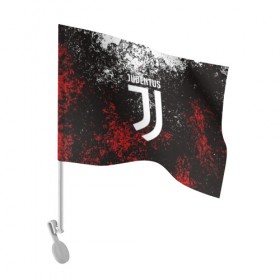Флаг для автомобиля с принтом JUVENTUS SPORT в городе Новоалтайск, 100% полиэстер | Размер: 30*21 см | cr7 | fc | football | football club | juve | juventus | ronaldo | sport | роналдо | спорт | спортивные | униформа | фирменные цвета | фк | футбол | футбольный клуб | ювентус