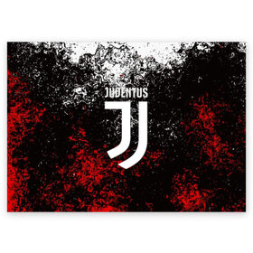 Поздравительная открытка с принтом JUVENTUS SPORT в городе Новоалтайск, 100% бумага | плотность бумаги 280 г/м2, матовая, на обратной стороне линовка и место для марки
 | Тематика изображения на принте: cr7 | fc | football | football club | juve | juventus | ronaldo | sport | роналдо | спорт | спортивные | униформа | фирменные цвета | фк | футбол | футбольный клуб | ювентус