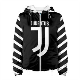 Женская куртка 3D с принтом JUVENTUS SPORT в городе Новоалтайск, ткань верха — 100% полиэстер, подклад — флис | прямой крой, подол и капюшон оформлены резинкой с фиксаторами, два кармана без застежек по бокам, один большой потайной карман на груди. Карман на груди застегивается на липучку | cr7 | fc | football | football club | juve | juventus | ronaldo | sport | роналдо | спорт | спортивные | униформа | фирменные цвета | фк | футбол | футбольный клуб | ювентус