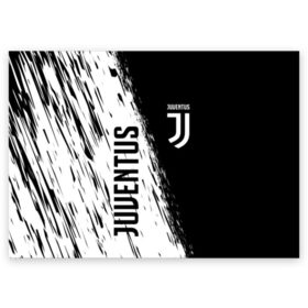 Поздравительная открытка с принтом JUVENTUS SPORT в городе Новоалтайск, 100% бумага | плотность бумаги 280 г/м2, матовая, на обратной стороне линовка и место для марки
 | Тематика изображения на принте: cr7 | fc | football | football club | juve | juventus | ronaldo | sport | роналдо | спорт | спортивные | униформа | фирменные цвета | фк | футбол | футбольный клуб | ювентус