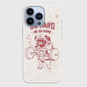 Чехол для iPhone 13 Pro с принтом GO HARD в городе Новоалтайск,  |  | bodybuilding | diet | exercise | fitness | gym | heath | motivation | muscle | phil | training | workout | бодибилдинг | мотивация | спорт | трансформация | фитнес | эстетичный