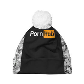 Шапка 3D c помпоном с принтом PORNHUB AHEGAO в городе Новоалтайск, 100% полиэстер | универсальный размер, печать по всей поверхности изделия | ahegao | anime | kawai | kowai | logo | oppai | otaku | senpai | sugoi | waifu | yandere | аниме | ахегао | ковай | культура | лого | надписи | отаку | сенпай | тренд | я