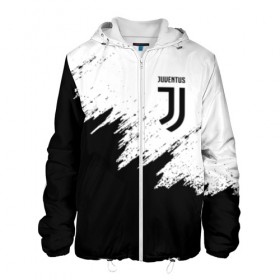 Мужская куртка 3D с принтом JUVENTUS SPORT в городе Новоалтайск, ткань верха — 100% полиэстер, подклад — флис | прямой крой, подол и капюшон оформлены резинкой с фиксаторами, два кармана без застежек по бокам, один большой потайной карман на груди. Карман на груди застегивается на липучку | black and white | cr7 | fc | football | football club | juve | juventus | ronaldo | sport | роналдо | спорт | спортивные | униформа | фирменные цвета | фк | футбол | футбольный клуб | черно белый | ювентус