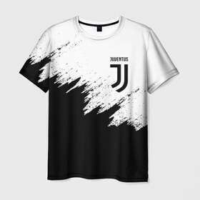 Мужская футболка 3D с принтом JUVENTUS SPORT в городе Новоалтайск, 100% полиэфир | прямой крой, круглый вырез горловины, длина до линии бедер | black and white | cr7 | fc | football | football club | juve | juventus | ronaldo | sport | роналдо | спорт | спортивные | униформа | фирменные цвета | фк | футбол | футбольный клуб | черно белый | ювентус