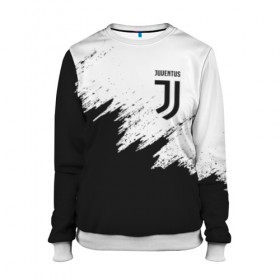 Женский свитшот 3D с принтом JUVENTUS SPORT в городе Новоалтайск, 100% полиэстер с мягким внутренним слоем | круглый вырез горловины, мягкая резинка на манжетах и поясе, свободная посадка по фигуре | black and white | cr7 | fc | football | football club | juve | juventus | ronaldo | sport | роналдо | спорт | спортивные | униформа | фирменные цвета | фк | футбол | футбольный клуб | черно белый | ювентус