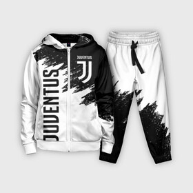 Детский костюм 3D с принтом JUVENTUS   ЮВЕНТУС в городе Новоалтайск,  |  | black and white | cr7 | fc | football | football club | juve | juventus | ronaldo | sport | роналдо | спорт | спортивные | униформа | фирменные цвета | фк | футбол | футбольный клуб | черно белый | ювентус