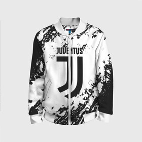 Детский бомбер 3D с принтом JUVENTUS в городе Новоалтайск, 100% полиэстер | застегивается на молнию, по бокам два кармана без застежек, мягкие манжеты, по низу бомбера и на воротнике — эластичная резинка | cr7 | fc | football | football club | juve | juventus | ronaldo | sport | роналдо | спорт | спортивные | униформа | фирменные цвета | фк | футбол | футбольный клуб | ювентус