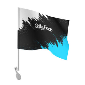 Флаг для автомобиля с принтом SALLY FACE в городе Новоалтайск, 100% полиэстер | Размер: 30*21 см | face | game | horror | larry | sally | sally face | sanity s fall | брызги | игра | краски | ларри | мальчик с протезом | салли | салли фейс | ужасы