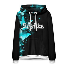 Мужская толстовка 3D с принтом SALLY FACE в городе Новоалтайск, 100% полиэстер | двухслойный капюшон со шнурком для регулировки, мягкие манжеты на рукавах и по низу толстовки, спереди карман-кенгуру с мягким внутренним слоем. | face | game | horror | larry | sally | sally face | sanity s fall | бабочки | игра | ларри | мальчик с протезом | салли | салли фейс | ужасы