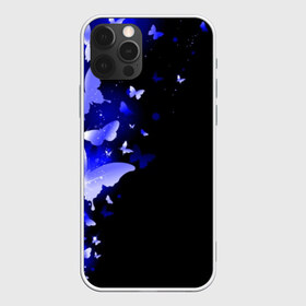 Чехол для iPhone 12 Pro Max с принтом СИНИЕ БАБОЧКИ в городе Новоалтайск, Силикон |  | butterflies | texture | бабочки | мода | текстуры | эффект бабочки