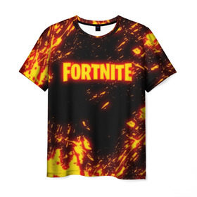 Мужская футболка 3D с принтом FORTNITE FIRE STORM в городе Новоалтайск, 100% полиэфир | прямой крой, круглый вырез горловины, длина до линии бедер | 2019 | armor | armour | cybersport | esport | fire | flame | fortnite | game | llama | logo | броня | игра | киберспорт | лама | огонь | фиолетовый | фирменные цвета | фортнайт