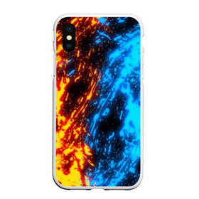 Чехол для iPhone XS Max матовый с принтом БИТВА ОГНЕЙ в городе Новоалтайск, Силикон | Область печати: задняя сторона чехла, без боковых панелей | Тематика изображения на принте: battle | battle fire | bright | fire | heat | light | wildfire | битва | битва огней | искры | огненный | огонь | пламя | пожар