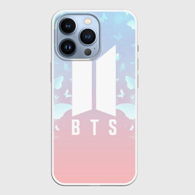 Чехол для iPhone 13 Pro с принтом BTS BUTTERFLIES в городе Новоалтайск,  |  | Тематика изображения на принте: bangtan boys | bt21 | bts | bts army | bts stickers | butterflies | j hope | jimin | jin | jungkook | k pop | rap monster | rapmon | suga | v | бабочки | бтс | корея | стикеры bts