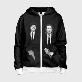 Детская толстовка 3D на молнии с принтом Pulp Fiction - Art 3 в городе Новоалтайск, 100% полиэстер |  манжеты и пояс оформлены широкой мягкой резинкой, двухслойный капюшон со шнурком для регулировки, спереди карманы и застежка-молния
 | Тематика изображения на принте: art | film | movie | pulp fiction | tarantino | кино | криминальное чтиво | приколы | тарантино | фильмы