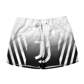 Женские шорты 3D с принтом JUVENTUS в городе Новоалтайск, 100% полиэстер | прямой крой, два кармана без застежек по бокам. Мягкая трикотажная резинка на поясе, внутри которой широкие завязки. Длина до середины бедра | cr7 | fc | football | football club | juve | juventus | ronaldo | sport | роналдо | спорт | спортивные | униформа | фирменные цвета | фк | футбол | футбольный клуб | ювентус
