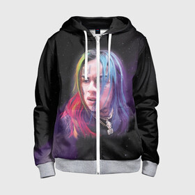 Детская толстовка 3D на молнии с принтом Rap в городе Новоалтайск, 100% полиэстер |  манжеты и пояс оформлены широкой мягкой резинкой, двухслойный капюшон со шнурком для регулировки, спереди карманы и застежка-молния
 | 6ix9ine | bebe | daniel hernandez | rap | stoopid | tekashi | рэп | сикснайн | текаши