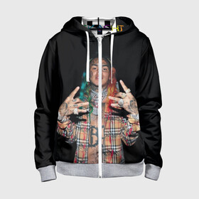 Детская толстовка 3D на молнии с принтом 69 в городе Новоалтайск, 100% полиэстер |  манжеты и пояс оформлены широкой мягкой резинкой, двухслойный капюшон со шнурком для регулировки, спереди карманы и застежка-молния
 | 6ix9ine | bebe | daniel hernandez | rap | stoopid | tekashi | рэп | сикснайн | текаши