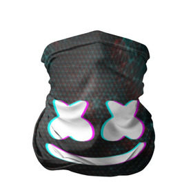 Бандана-труба 3D с принтом MARSHMELLO в городе Новоалтайск, 100% полиэстер, ткань с особыми свойствами — Activecool | плотность 150‒180 г/м2; хорошо тянется, но сохраняет форму | dj | glitch | marshmello | usa | америка | глитч | клубная музыка | маршмелло | музыка | музыкант