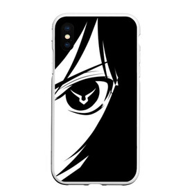 Чехол для iPhone XS Max матовый с принтом GODE GEASS (ГЛАЗ ЛЕЛУША) в городе Новоалтайск, Силикон | Область печати: задняя сторона чехла, без боковых панелей | аниме | глаз лелуша | знак гиаса | код гиас | силуэт | эмблема