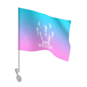 Флаг для автомобиля с принтом BTS TEAM в городе Новоалтайск, 100% полиэстер | Размер: 30*21 см | bangtan boys | bt21 | bts | bts army | bts stickers | j hope | jimin | jin | jungkook | k pop | rap monster | rapmon | suga | v | бтс | корея | стикеры bts