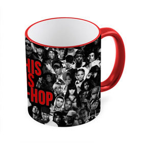 Кружка с принтом This is Hip-Hop в городе Новоалтайск, керамика | ёмкость 330 мл | 50 cent | dr dre | eminem | hip hop | music | snoop dog | исполнители | музыка | музыканты | хип хоп