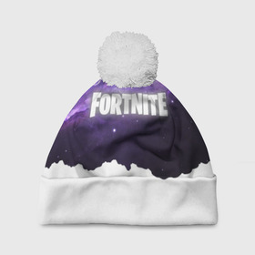 Шапка 3D c помпоном с принтом FORTNITE SPACE в городе Новоалтайск, 100% полиэстер | универсальный размер, печать по всей поверхности изделия | 2019 | armor | colors | cybersport | esport | fortnite | galaxy | game | llama | logo | paints | space | абстракция | броня | вселенная | галактика | звезда | звезды | игра | киберспорт | космическ