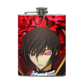 Фляга с принтом Code Geass (Лелуш Ламперуж). в городе Новоалтайск, металлический корпус | емкость 0,22 л, размер 125 х 94 мм. Виниловая наклейка запечатывается полностью | абстракция | аниме | код гиас | лелуш британский | лелуш ламберг | лелуш ламперуж | текстура