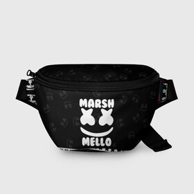 Поясная сумка 3D с принтом Marshmello 6 в городе Новоалтайск, 100% полиэстер | плотная ткань, ремень с регулируемой длиной, внутри несколько карманов для мелочей, основное отделение и карман с обратной стороны сумки застегиваются на молнию | dj | fortnite | marshmello | music | дж | зефир | маршмелоу | музыка | форнайт | фортнайт