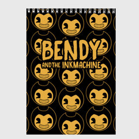 Скетчбук с принтом Bendy And The Ink Machine (35) в городе Новоалтайск, 100% бумага
 | 48 листов, плотность листов — 100 г/м2, плотность картонной обложки — 250 г/м2. Листы скреплены сверху удобной пружинной спиралью | Тематика изображения на принте: bendy | bendy and the ink machine | devil | game | horror | ink | mask | бенди | бенди и чернильная машина | краска | чернила