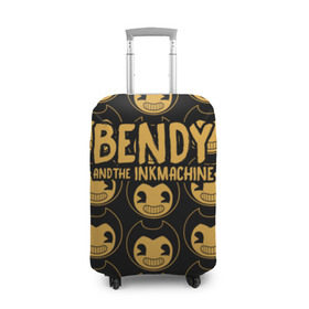 Чехол для чемодана 3D с принтом Bendy And The Ink Machine (35) в городе Новоалтайск, 86% полиэфир, 14% спандекс | двустороннее нанесение принта, прорези для ручек и колес | bendy | bendy and the ink machine | devil | game | horror | ink | mask | бенди | бенди и чернильная машина | краска | чернила