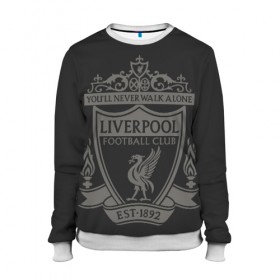 Женский свитшот 3D с принтом Liverpool - Classic EST.1892 в городе Новоалтайск, 100% полиэстер с мягким внутренним слоем | круглый вырез горловины, мягкая резинка на манжетах и поясе, свободная посадка по фигуре | 0x000000123 | liverpool | ливерпуль