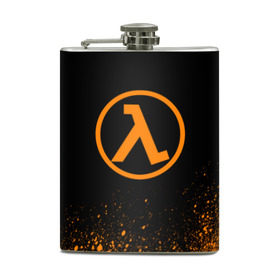Фляга с принтом HALF LIFE (7) в городе Новоалтайск, металлический корпус | емкость 0,22 л, размер 125 х 94 мм. Виниловая наклейка запечатывается полностью | counter strike | cs | cs go | half | half life | life | valv | valve | велв | кс | кс го | халф лайф