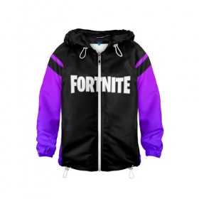 Детская ветровка 3D с принтом FORTNITE SEASON 9 в городе Новоалтайск, 100% полиэстер | подол и капюшон оформлены резинкой с фиксаторами, по бокам два кармана без застежек, один потайной карман на груди | 2019 | armor | armour | cybersport | esport | fortnite | game | logo | season 9 | броня | игра | киберспорт | сезон 9 | фиолетовый | фортнайт